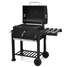Load image into Gallery viewer, Outdoor Portable Charcoal Grill with Side Table