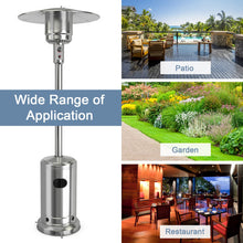 Load image into Gallery viewer, Garden Propane Standing LP Gas Steel Accessories Heater-Silver