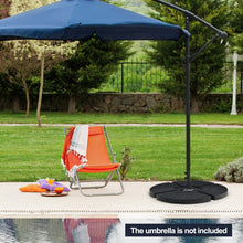 Load image into Gallery viewer, 4 Pieces Outdoor Cantilever Offset Patio Umbrella Base