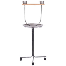 Load image into Gallery viewer, 51 Inch Bird Parrot Play Stand Perch with Pan Feeding Cups