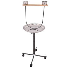 Load image into Gallery viewer, 51 Inch Bird Parrot Play Stand Perch with Pan Feeding Cups