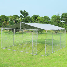 Load image into Gallery viewer, 15' x 15' Large Pet Dog Run House Kennel Shade Cage-Dog kennel