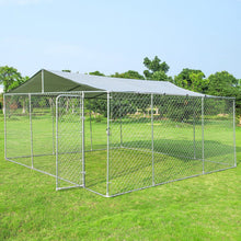 Load image into Gallery viewer, 15' x 15' Large Pet Dog Run House Kennel Shade Cage-Dog kennel