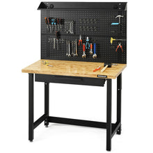 Load image into Gallery viewer, 4' Workbench with Pegboard and Organizer Drawer