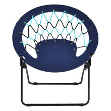 Load image into Gallery viewer, Outdoor Camping Folding Round Bungee Chair-Blue