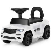 Load image into Gallery viewer, Kids Ride On Car with Steering Wheel-White