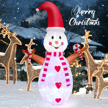Load image into Gallery viewer, 8 Feet Christmas Snowman Decoration Inflatable Xmas Decor