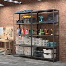 Load image into Gallery viewer, 5-Tier Metal Utility Storage Rack for Free Combination-Black
