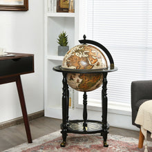Load image into Gallery viewer, 16th Century Nautical Chart Wine Cabinet with Wheels