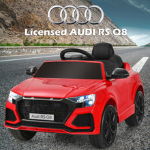 Load image into Gallery viewer, 12 V Licensed Audi Q8 Kids Cars to Drive with Remote Control-Red