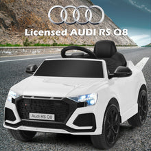 Load image into Gallery viewer, 12 V Licensed Audi Q8 Kids Cars to Drive with Remote Control-White