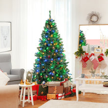 Load image into Gallery viewer, 6 Feet Pre-Lit Hinged Christmas Tree with 260 Multi-Color Lights