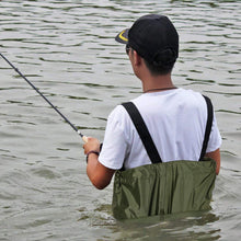 Load image into Gallery viewer, Waterproof Chest Waders Nylon PVC Cleated Bootfoot -S