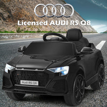 Load image into Gallery viewer, 12V Licensed Audi Q8 Kids Cars to Drive with Remote Control-Black