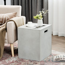 Load image into Gallery viewer, Propane Tank Cover Hideaway Table for Standard 20 Pounds Propane Tank-Gray