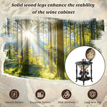 Load image into Gallery viewer, 16th Century Nautical Chart Wine Cabinet with Wheels