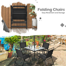 Load image into Gallery viewer, 6 Pieces Patio Dining Set with Umbrella-Gray