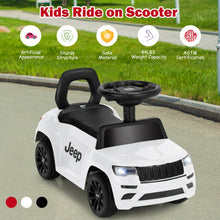 Load image into Gallery viewer, Kids Ride On Car with Steering Wheel-White