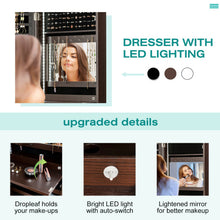 Load image into Gallery viewer, Multipurpose Storage Cabinet with 4 Drawers-Brown