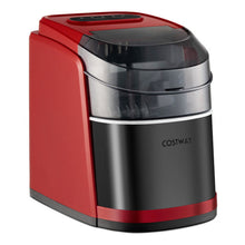 Load image into Gallery viewer, Countertop Ice Maker 26.5lbs/Day with Self-Cleaning Function and Flip Lid-Red