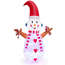 Load image into Gallery viewer, 8 Feet Christmas Snowman Decoration Inflatable Xmas Decor