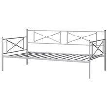 Load image into Gallery viewer, Metal Daybed Twin Bed Frame Stable Steel Slats Sofa Bed-Silver