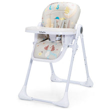 Load image into Gallery viewer, Baby High Chair Folding Feeding Chair with Multiple Recline and Height Positions-Gray