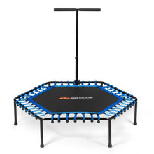 Load image into Gallery viewer, 51" Mini Fitness Trampoline with Adjustable Bar