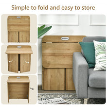 Load image into Gallery viewer, Folding Space Saving Computer/ Laptop Desk Table Workstation with Handle