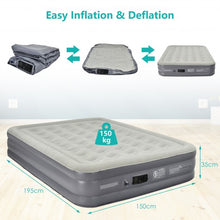 Load image into Gallery viewer, Portable Inflation Air Bed Mattress with Built-in Pump