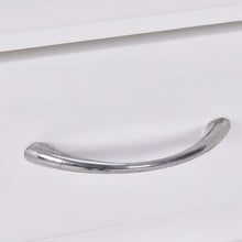 Load image into Gallery viewer, White Rolling Kitchen Island Trolley Cart