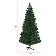 Load image into Gallery viewer, 3' / 4' / 5' / 6' Fiber Optic Artificial PVC Christmas Tree-5'
