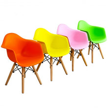 Load image into Gallery viewer, 5 Piece Kids Mid-Century Colorful Table Chair Set