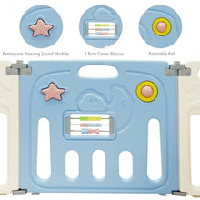 Load image into Gallery viewer, 14-Panel Foldable Baby Playpen Kids Activity Centre-Multicolor