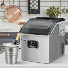 Load image into Gallery viewer, 48 Lbs Stainless Self-Clean Ice Maker with LCD Display