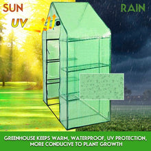 Load image into Gallery viewer, Portable Mini Outdoor Walk-in 4 Shelves Greenhouse