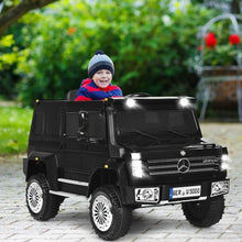 Load image into Gallery viewer, 12V Off Road Mercedes-Benz Unimog Ride On Car-Black
