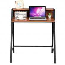 Load image into Gallery viewer, 2 Tier Computer Desk PC Laptop Table Study Writing Home Office Workstation-WAL