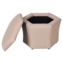 Load image into Gallery viewer, Set of 2 Ottomans Seat Storage Boxes