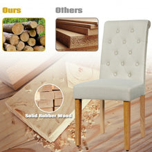 Load image into Gallery viewer, Set of 2 Tufted Dining Chair -Beige