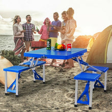 Load image into Gallery viewer, Outdoor Folding Camping Table and Bench Set