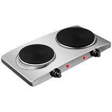 Load image into Gallery viewer, 1800W Double Hot Plate Electric Countertop Burner