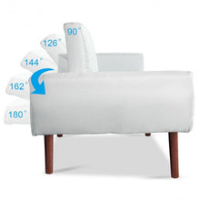 Load image into Gallery viewer, Sofa Futon Bed Sleeper Couch Convertible Mattress-Gray