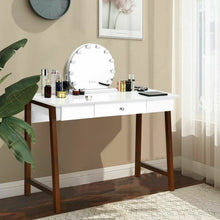 Load image into Gallery viewer, Computer Desk Laptop PC Writing Table Makeup Vanity Table-Walnut