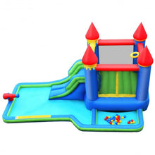 Load image into Gallery viewer, Inflatable Bounce House Castle Water Slide with Climbing Wall