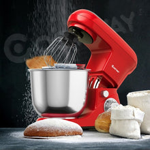 Load image into Gallery viewer, 5.3 Qt Stand Kitchen Food Mixer 6 Speed with Dough Hook Beater-Red