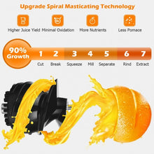 Load image into Gallery viewer, Slow Masticating Juicer Cold Press Juicer Extractor