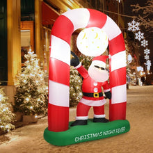 Load image into Gallery viewer, 7.5 Feet Inflatable Christmas Lighted Santa Claus