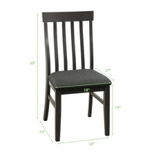 Load image into Gallery viewer, Set of 2 Wood Dining Chair