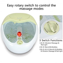 Load image into Gallery viewer, Bubble Vibration Bath Foot Spa Massager